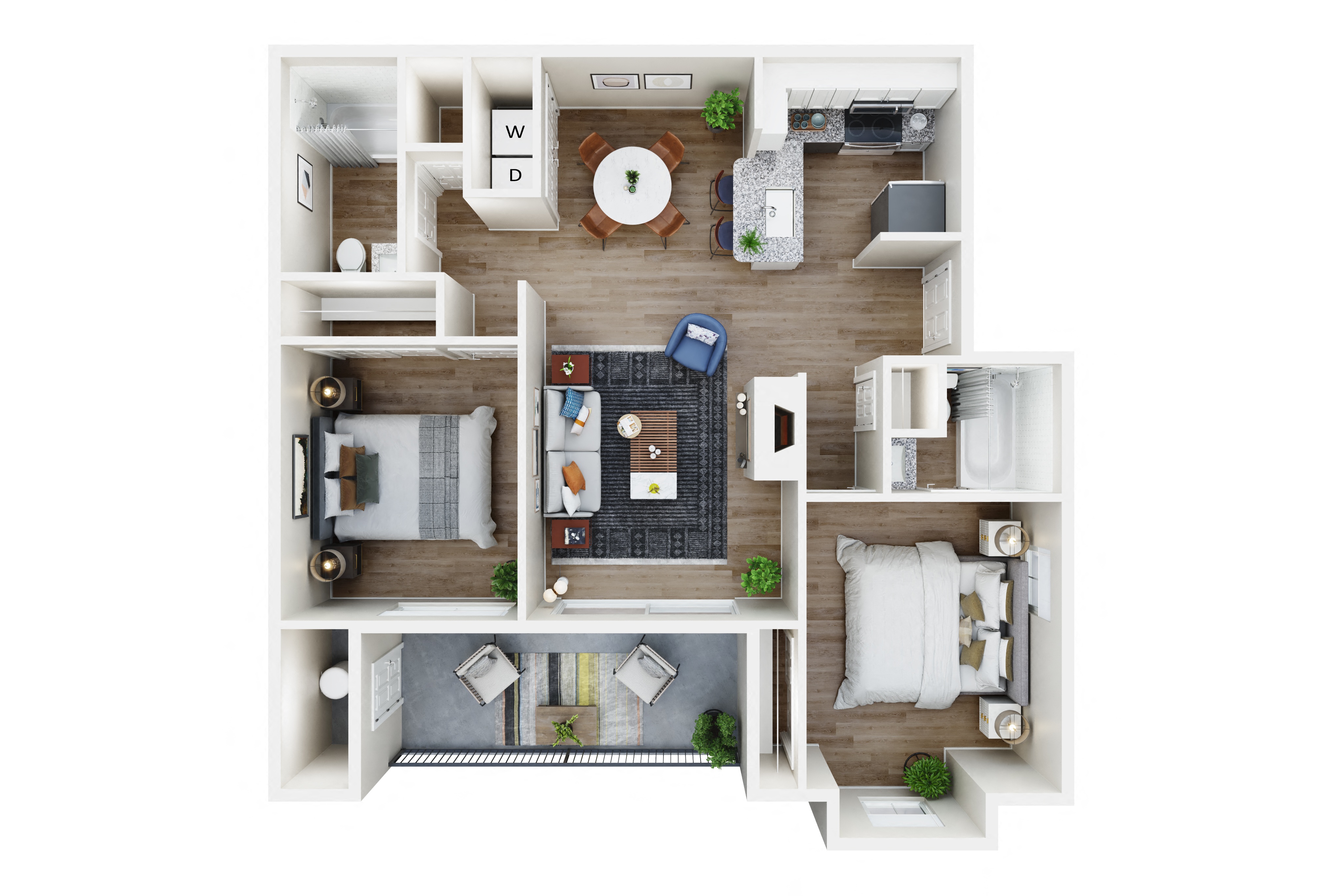 B2 Renovated floor plan